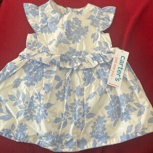 Carters Blue and White dress